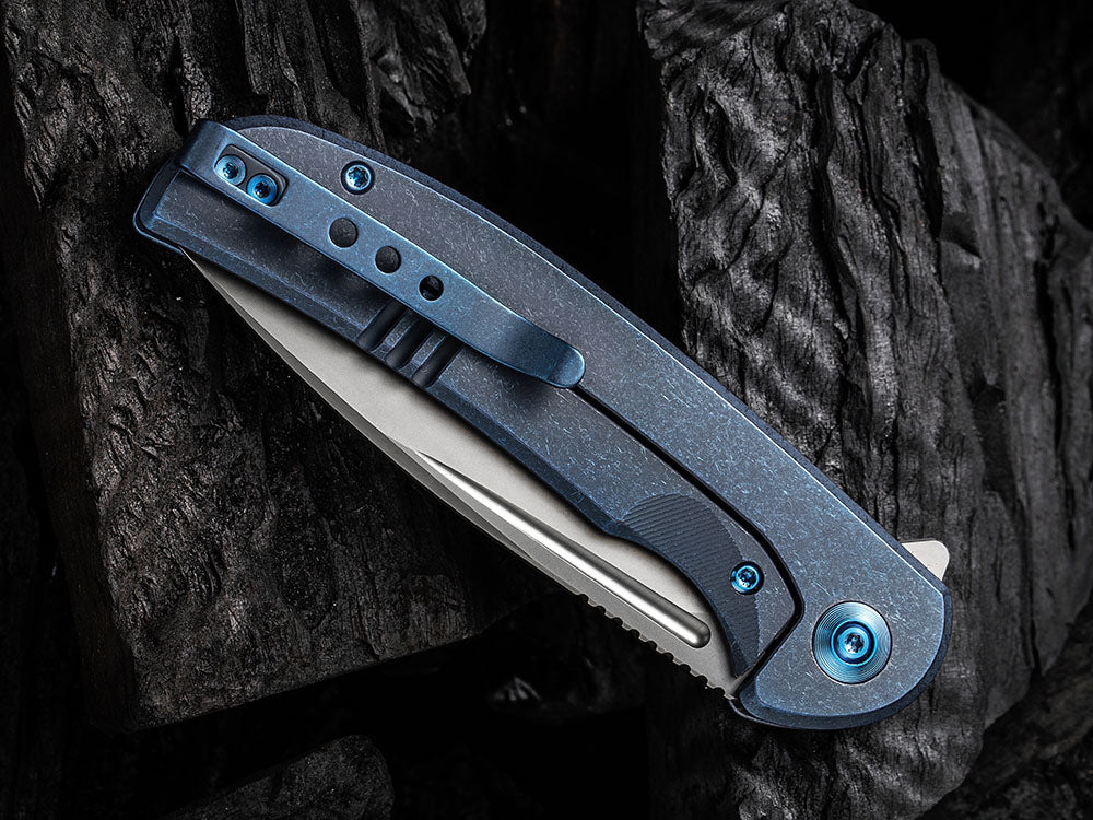WE Knife WE20061B-BEACON - 20CV BLADE - Titanium Handle