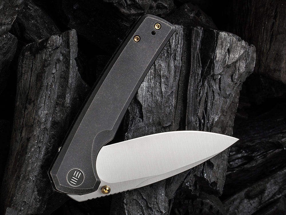 WE Knife WE21014C SUBJUGATOR - 20CV or DAMASTEEL BLADE - Titanium Handle