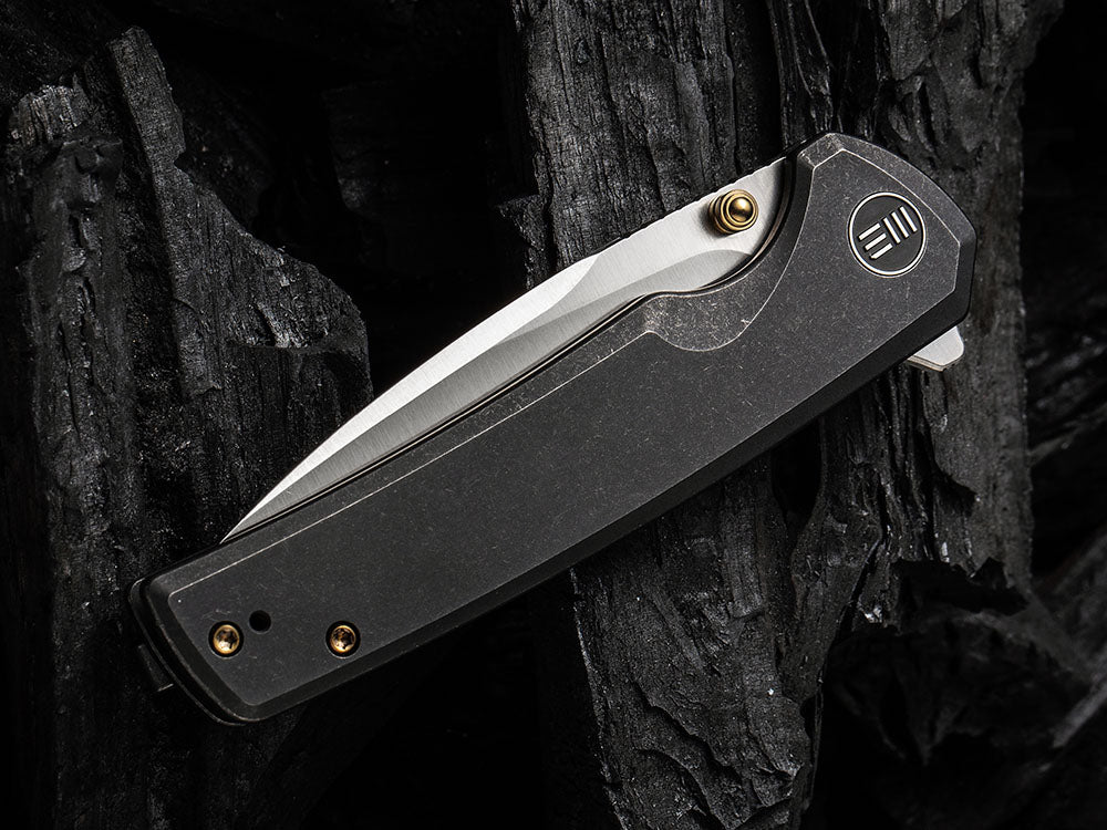 WE Knife WE21014C SUBJUGATOR - 20CV or DAMASTEEL BLADE - Titanium Handle