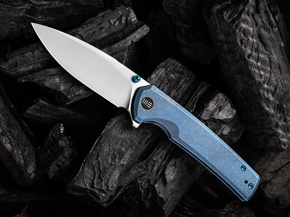 WE Knife WE21014C SUBJUGATOR - 20CV or DAMASTEEL BLADE - Titanium Handle