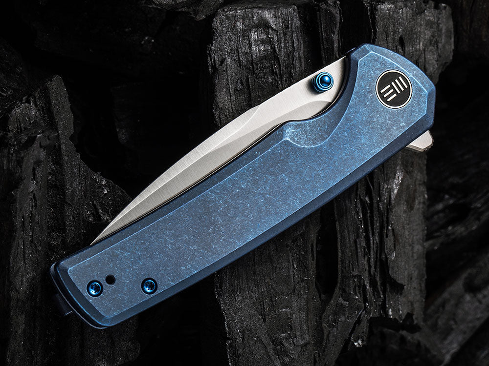 WE Knife WE21014C SUBJUGATOR - 20CV or DAMASTEEL BLADE - Titanium Handle