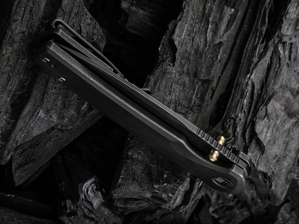 WE Knife WE21014C SUBJUGATOR - 20CV or DAMASTEEL BLADE - Titanium Handle