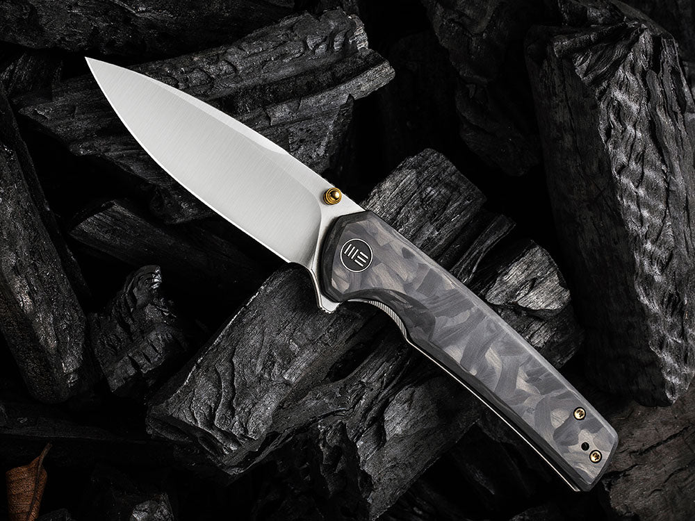 WE Knife WE21014C SUBJUGATOR - 20CV or DAMASTEEL BLADE - Titanium Handle
