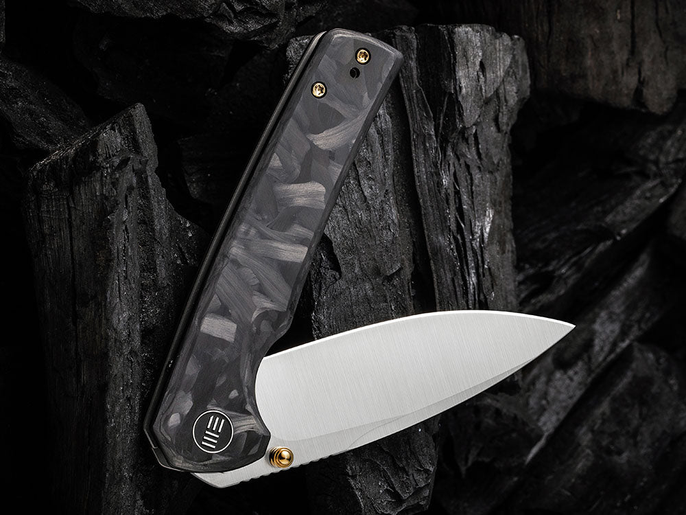 WE Knife WE21014C SUBJUGATOR - 20CV or DAMASTEEL BLADE - Titanium Handle