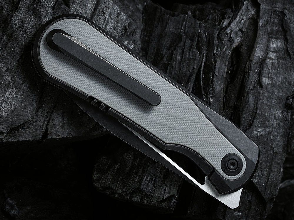 # ** HERE NOW ** WE Knife WE-WE21033 - BALOO - 20CV or Damasteel Blade - CARBON FIBER HANDLE - OSTAP HEL DESIGN