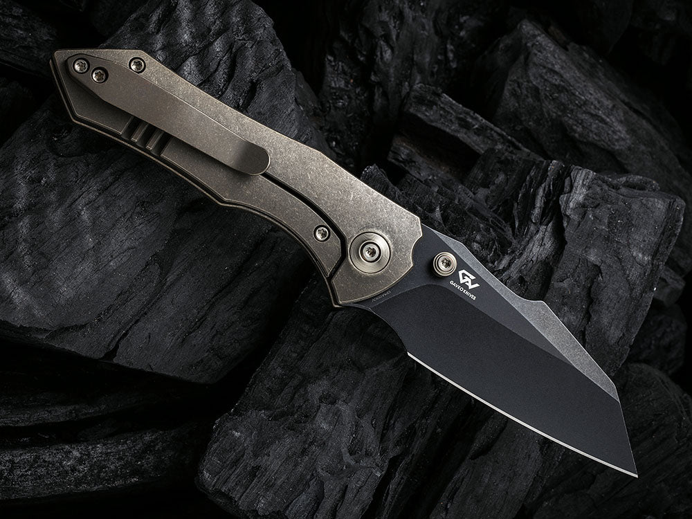 WE Knife - WE22005 HIFIN - Reverse Tanto 20CV Blade - Titanium Handle