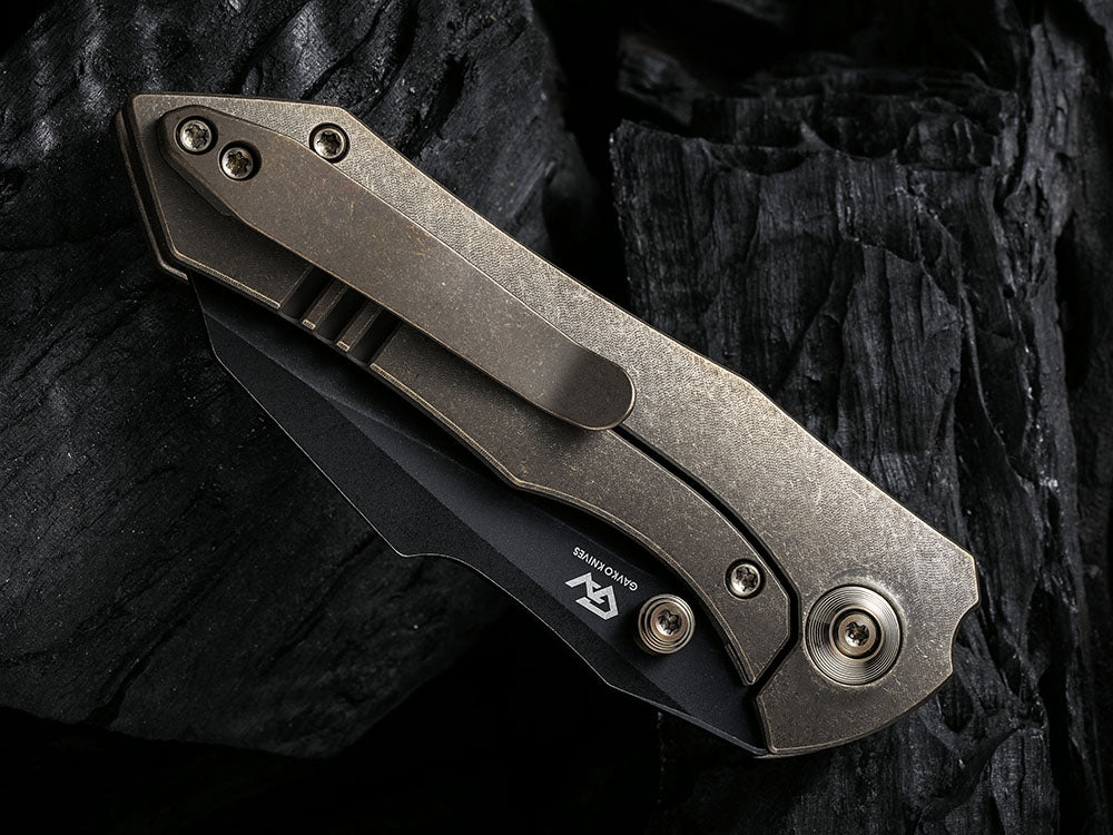WE Knife - WE22005 HIFIN - Reverse Tanto 20CV Blade - Titanium Handle