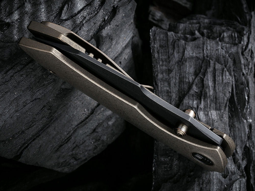 WE Knife - WE22005 HIFIN - Reverse Tanto 20CV Blade - Titanium Handle
