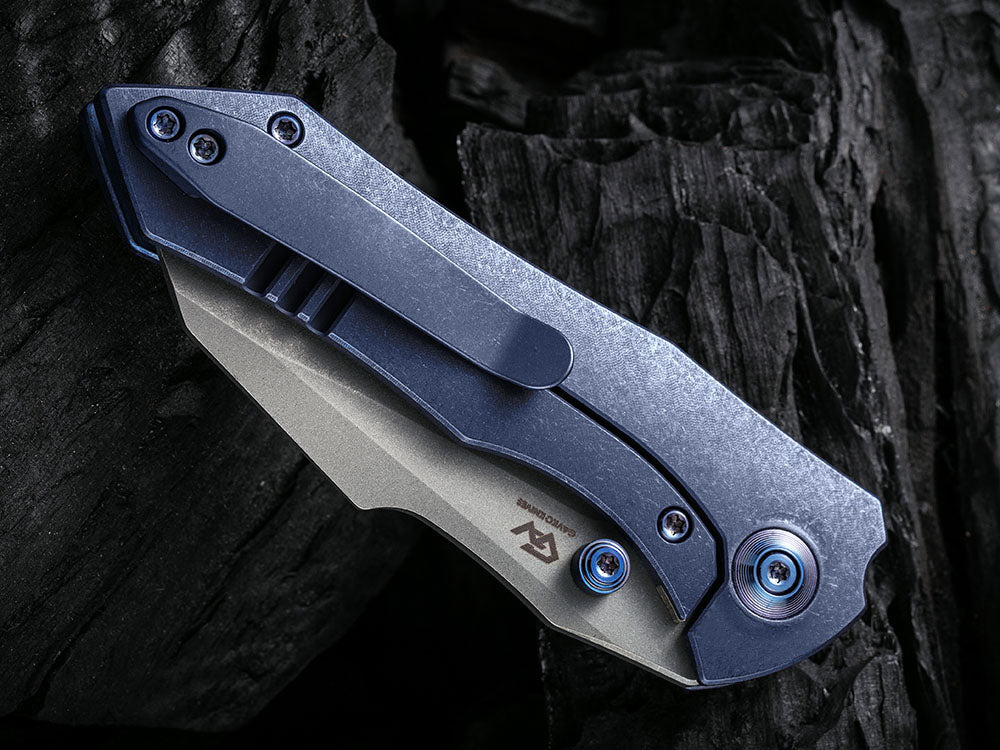 WE Knife - WE22005 HIFIN - Reverse Tanto 20CV Blade - Titanium Handle