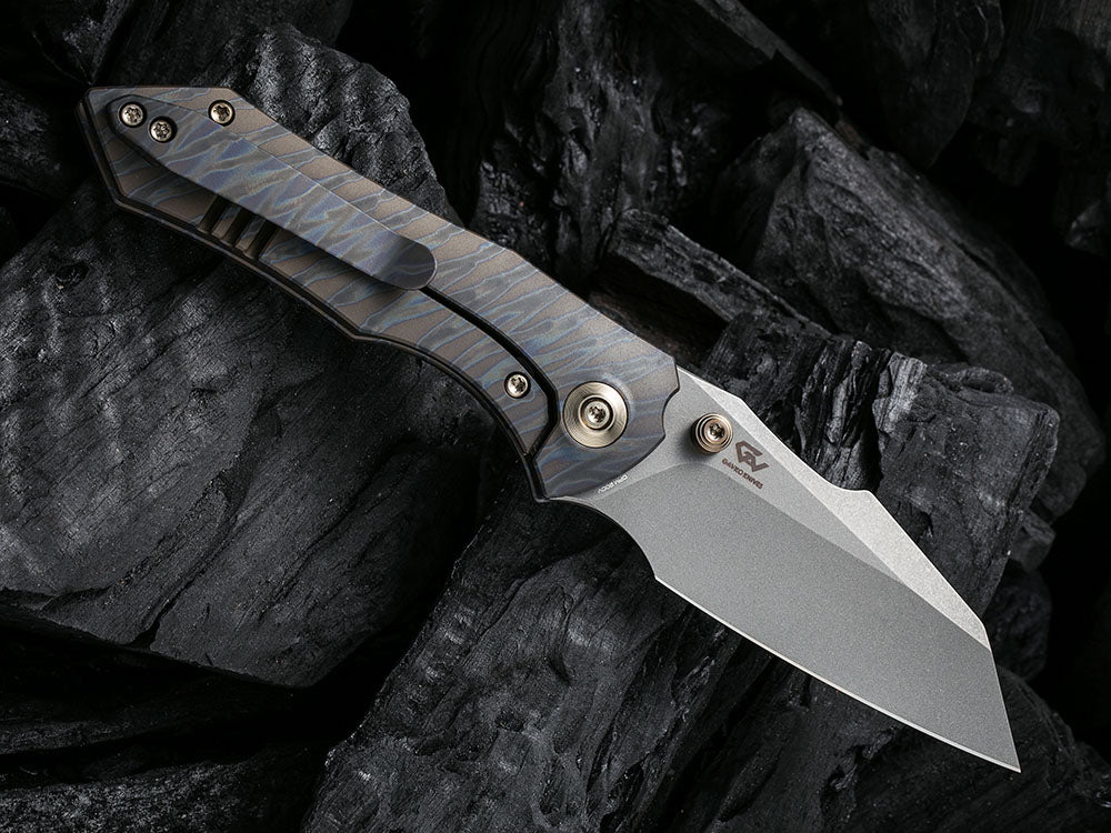 WE Knife - WE22005 HIFIN - Reverse Tanto 20CV Blade - Titanium Handle