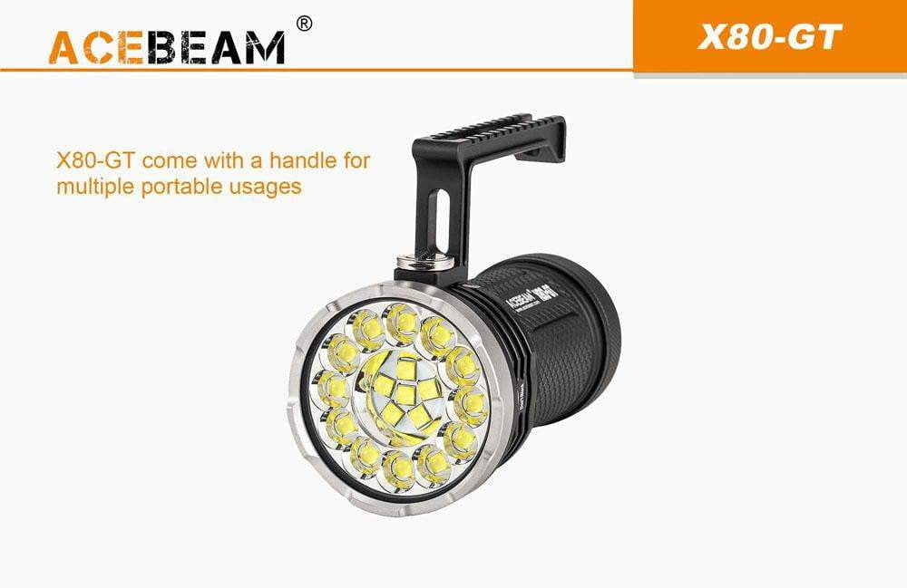 Acebeam X80GT - 32500 Lumens - inc. batteries - True Talon