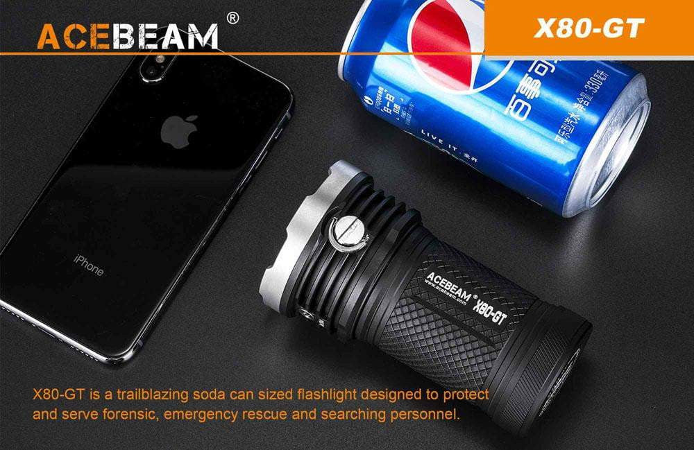 Acebeam X80GT - 32500 Lumens - inc. batteries - True Talon
