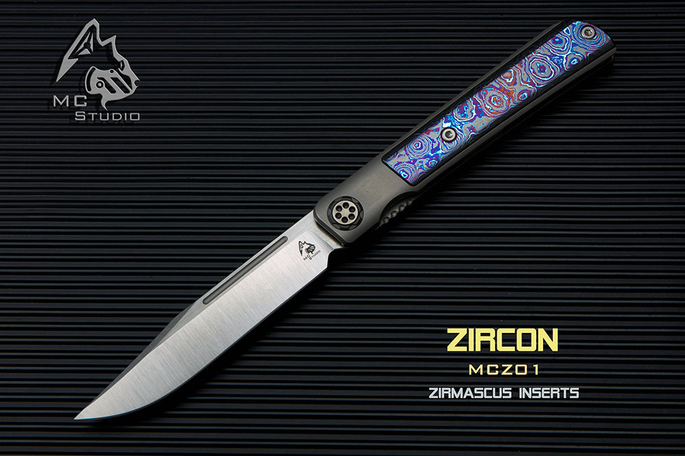 Maxace ZIRCON - S110V Blade - Zirmascus or Copper Carbon Fiber Handle