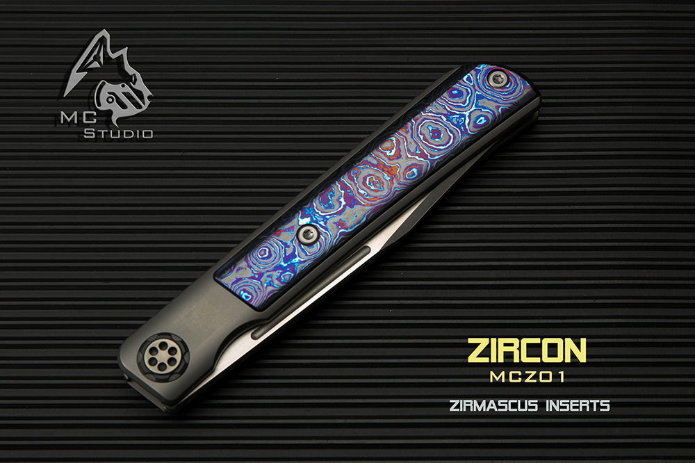 Maxace ZIRCON - S110V Blade - Zirmascus or Copper Carbon Fiber Handle