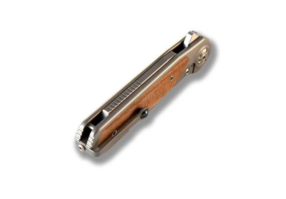 ** NOW HERE ** Liong Mah - ZULU - M390 Blade - Micarta Inlays - True Talon