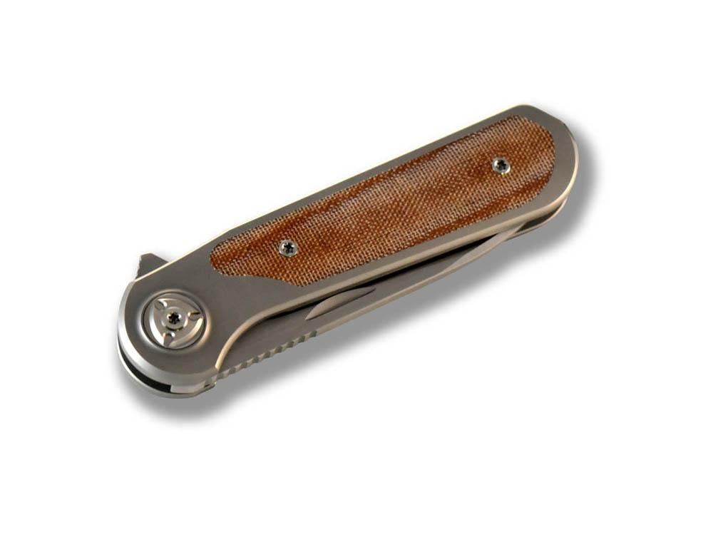 ** NOW HERE ** Liong Mah - ZULU - M390 Blade - Micarta Inlays - True Talon