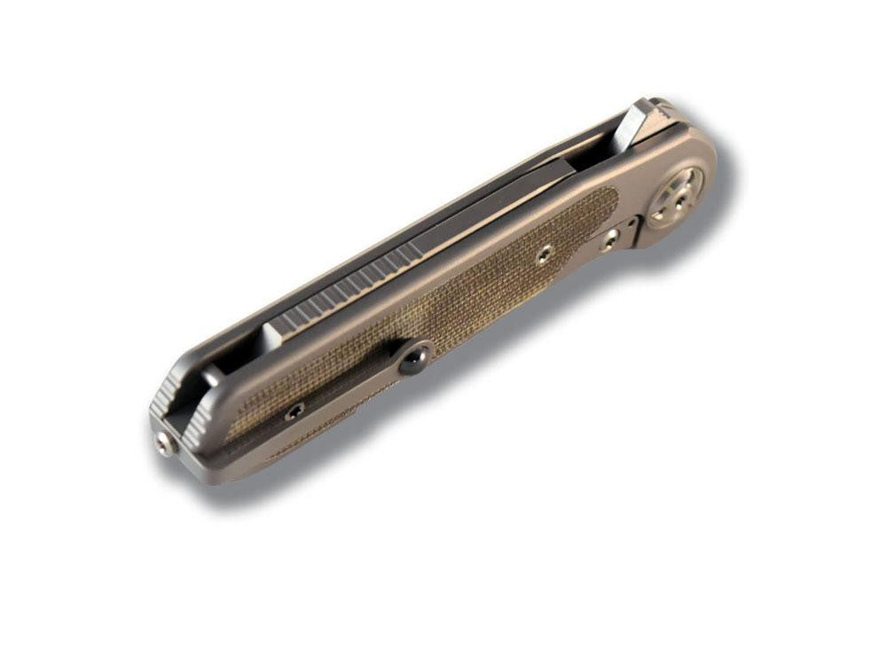 ** NOW HERE ** Liong Mah - ZULU - M390 Blade - Micarta Inlays - True Talon