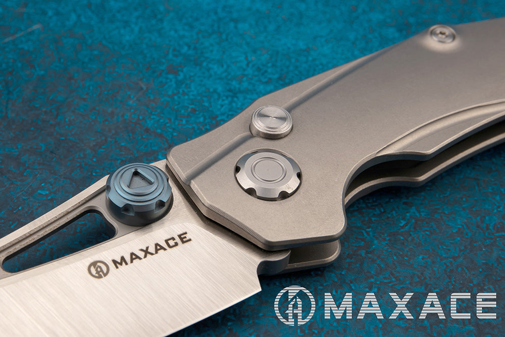 MAXACE BABYLON - M390 BLADE - BUTTON LOCK - MULTI ROW BEARINGS