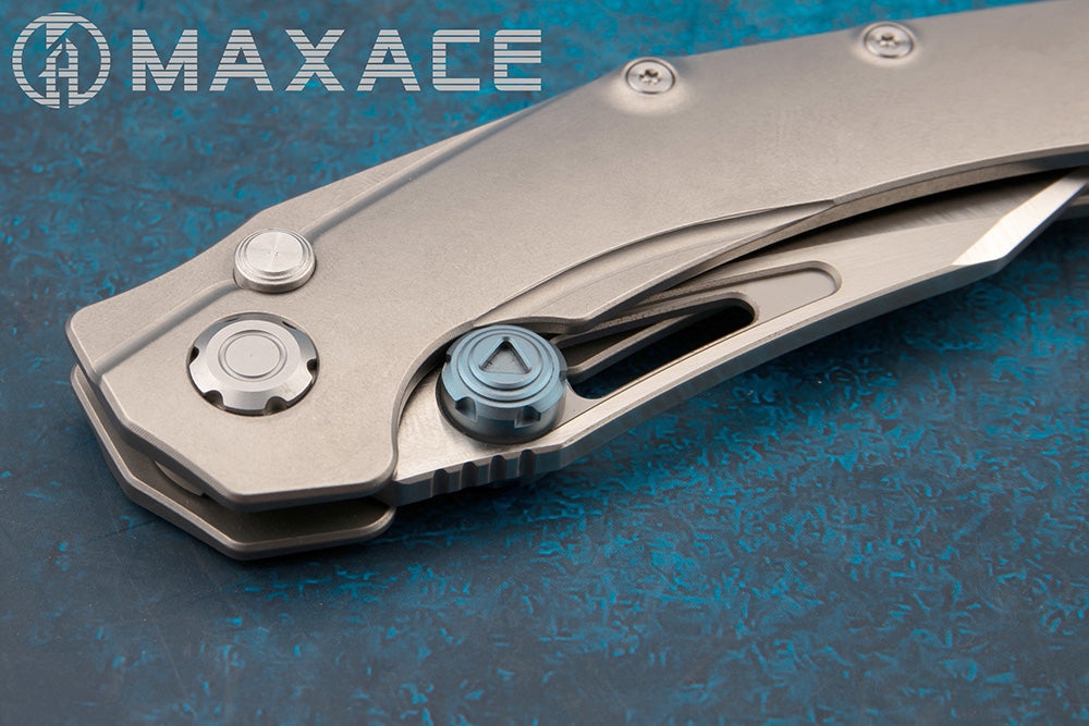 MAXACE BABYLON - M390 BLADE - BUTTON LOCK - MULTI ROW BEARINGS