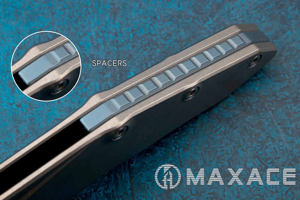MAXACE BABYLON - M390 BLADE - BUTTON LOCK - MULTI ROW BEARINGS