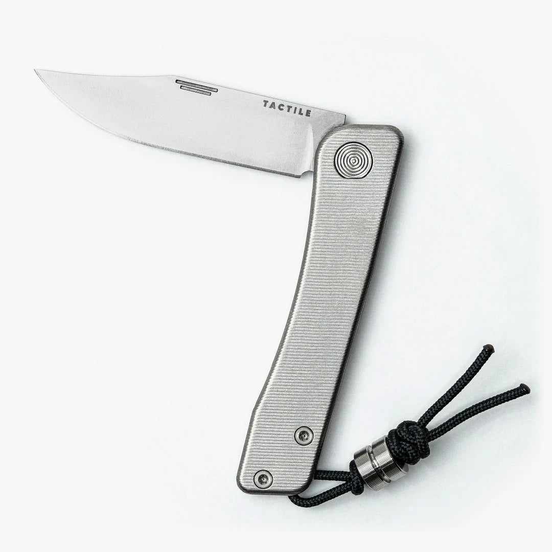 TACTILE KNIFE - BEXAR SLIP JOINT - MAGNACUT STEEL BLADE - 100% MADE IN THE USA + BEADS