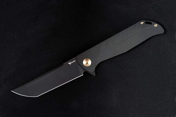 Reate Knives - K-2 - Black Out - S35VN Blade & Titanium Handle - True Talon