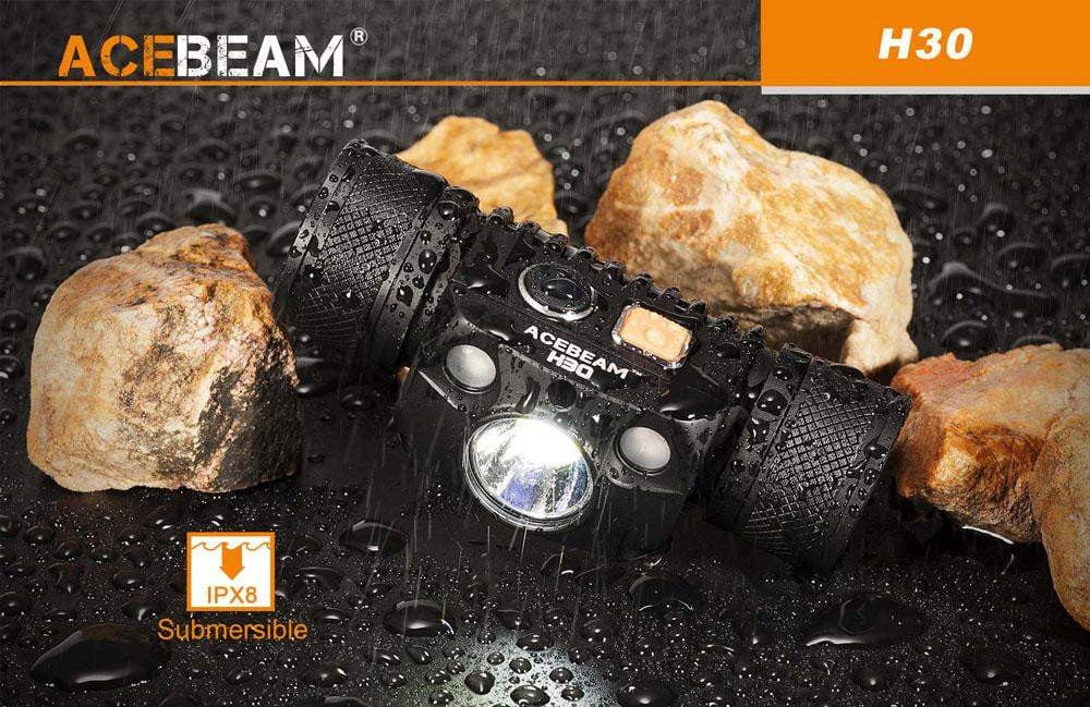 Acebeam H30 - 4000 Lumens HEADLAMP - True Talon