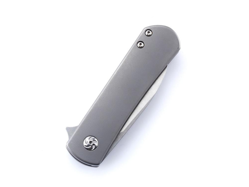 Kizer Ki3525 - YORKIE - S35VN Blade - Grey titanium handle - True Talon