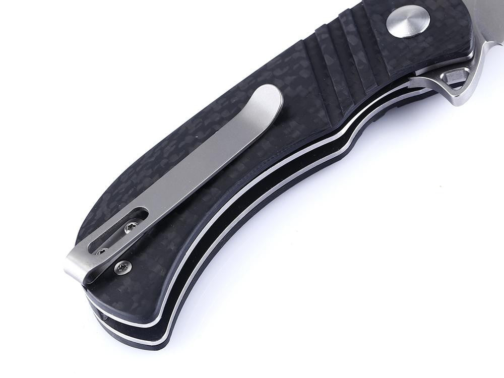 Kizer Ki4496 - Desert Dog - S35VN Blade - Carbon Fiber Handle - True Talon