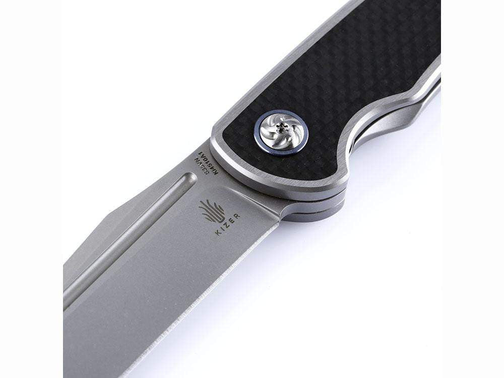 ** HERE NOW ** Kizer Ki4510 - Matanzas - S35VN Blade - Carbon Fiber or Micarta - True Talon