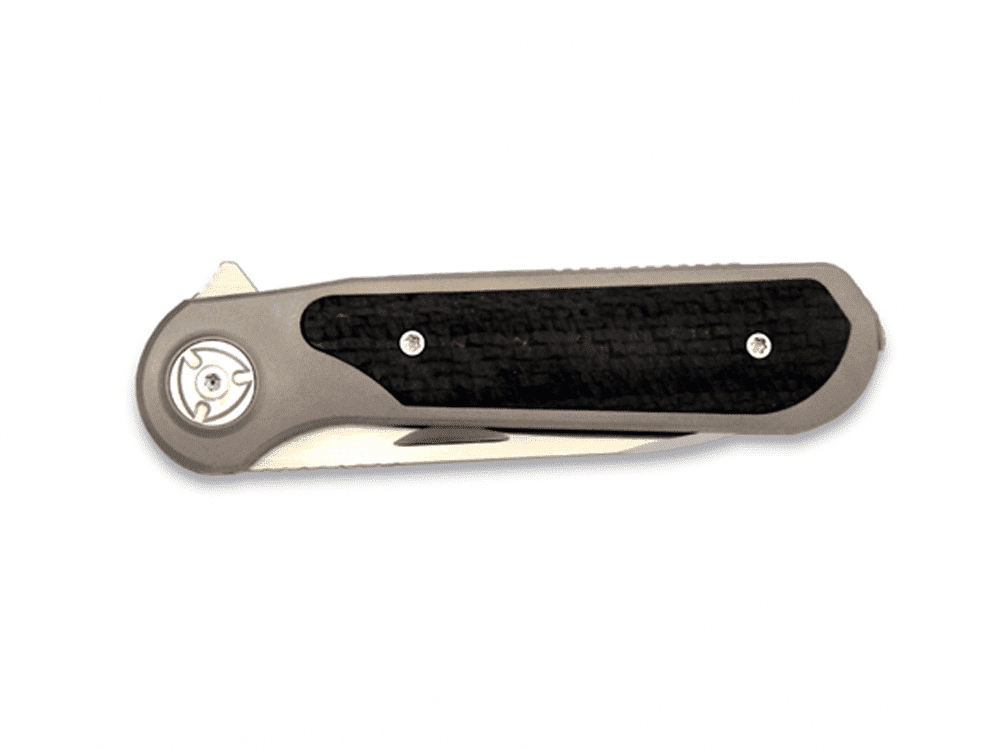 # ** ALMOST GONE ** Liong Mah - ZULU - M390 SPEAR POINT BLADE - CARBON FIBER INLAYS - True Talon