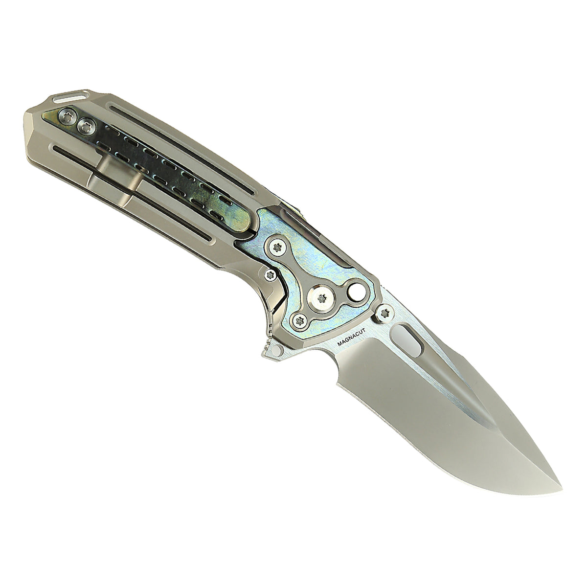 # ** ÄLMOST GONE ** Reate Knives - T600 - 3.8 inch MAGNACUT Blade - with additional Dual Stud Locking System - integral HHandle