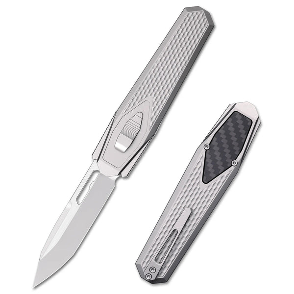 # ** ALMOST HERE ** REMETTE - SWORDFISH - 3  INCH M390 BLADE - GRAVITY KNIFE - True Talon