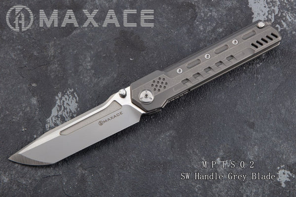 # ** BACK AGAIN ** MAXACE PTEROSAUR - M390 BLADE - GREY OR STONEWASH TITANIUM - True Talon