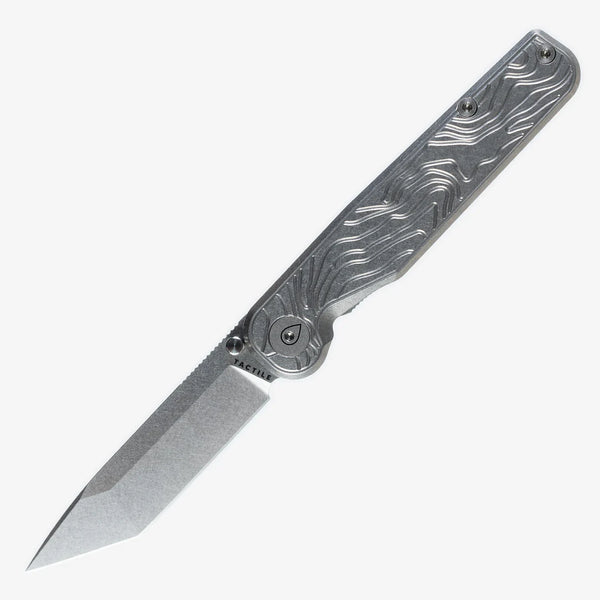 TACTILE KNIFE - ROCKWALL TOPOGRAPHICAL - MAGNACUT STEEL BLADE - LIMITED RUN !!