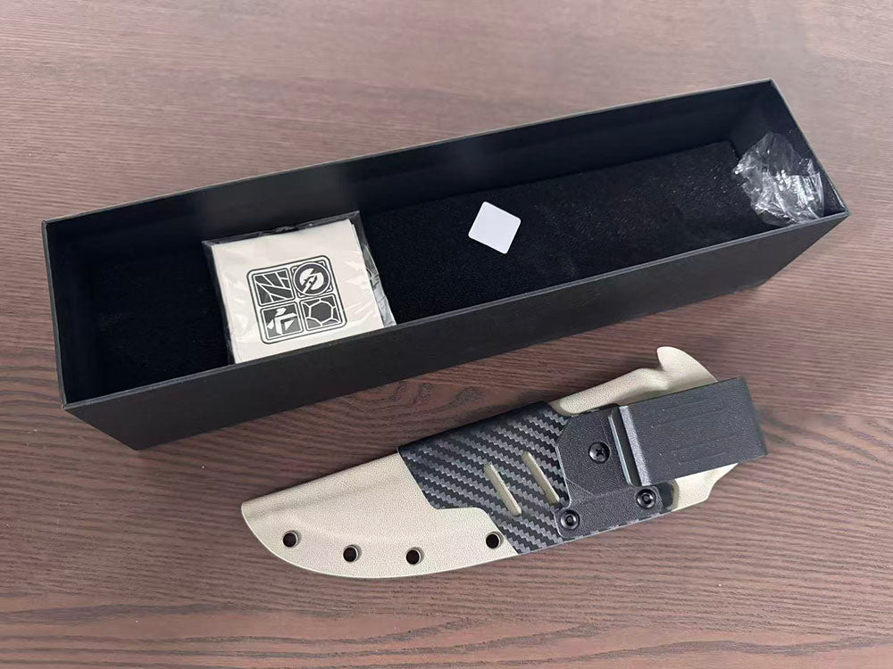 # ** ALMOST GONE ** Maxace KARASU YENGU - 8 inch SAN MAI MAGIC SLD FIXED BLADE