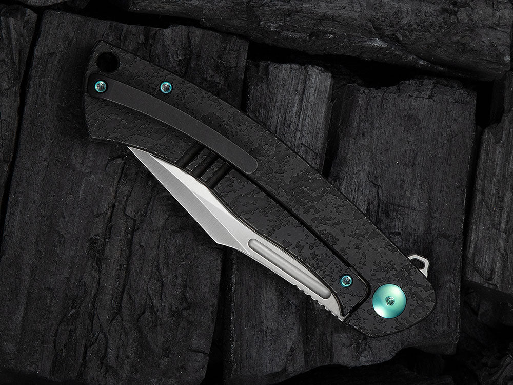 # ** HERE NOW ** - WE Knives - WE24003 ESSENTIAL KNGHT -  3.6 INCH M390 Blade - JASON KNIGHT DESIGN