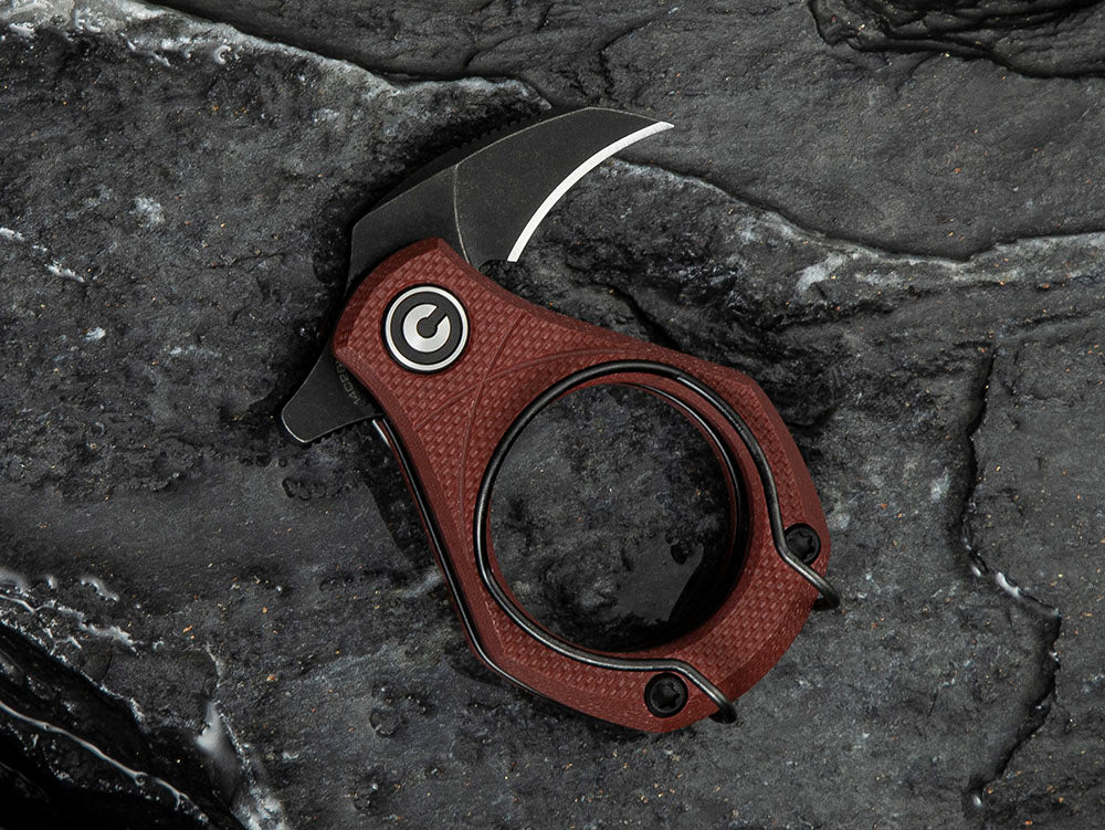 # ** HERE NOW ** CIVIVI - C23038 PYRUS FINGER KNIFE - 14C28N BLADE