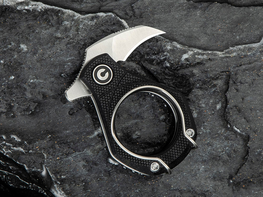 # ** HERE NOW ** CIVIVI - C23038 PYRUS FINGER KNIFE - 14C28N BLADE