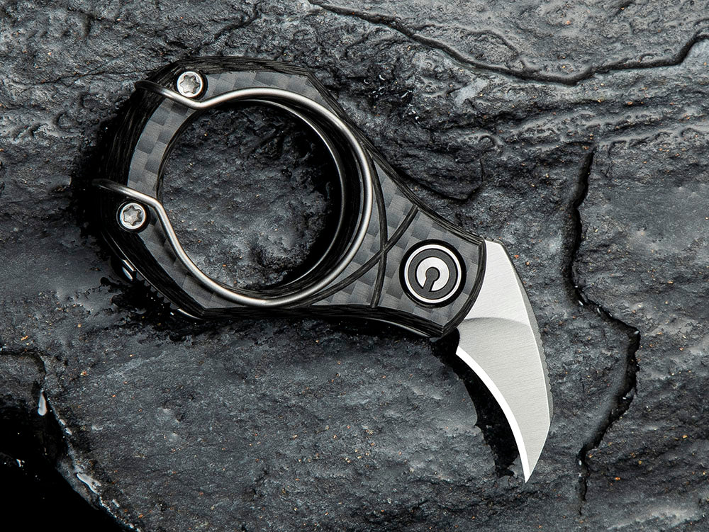 # ** HERE NOW ** CIVIVI - C23038 PYRUS FINGER KNIFE - 14C28N BLADE