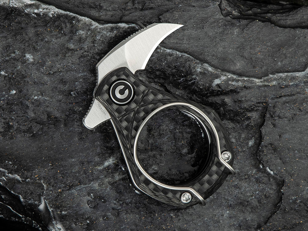 # ** HERE NOW ** CIVIVI - C23038 PYRUS FINGER KNIFE - 14C28N BLADE