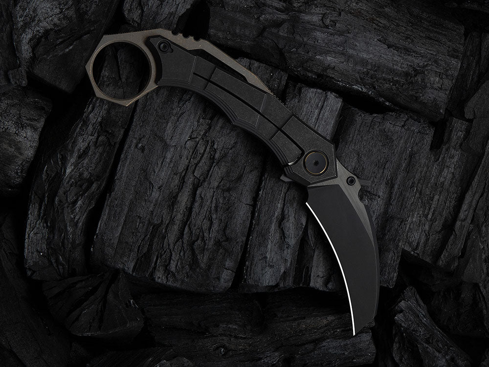 # ** HERE NOW ** - WE Knives - WE2406 TAYRA KARAMBIT -  3.0 INCH M390 Blade