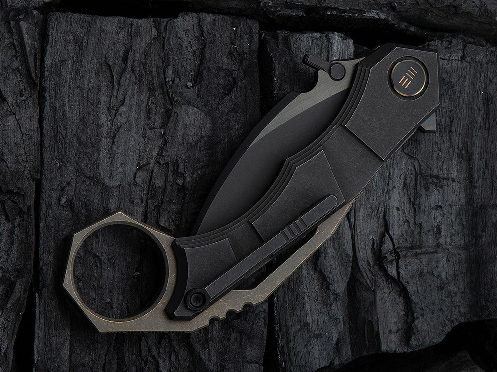 # ** HERE NOW ** - WE Knives - WE2406 TAYRA KARAMBIT -  3.0 INCH M390 Blade