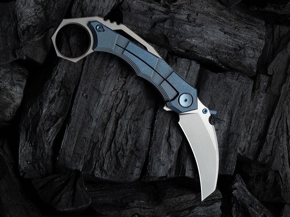 # ** HERE NOW ** - WE Knives - WE2406 TAYRA KARAMBIT -  3.0 INCH M390 Blade