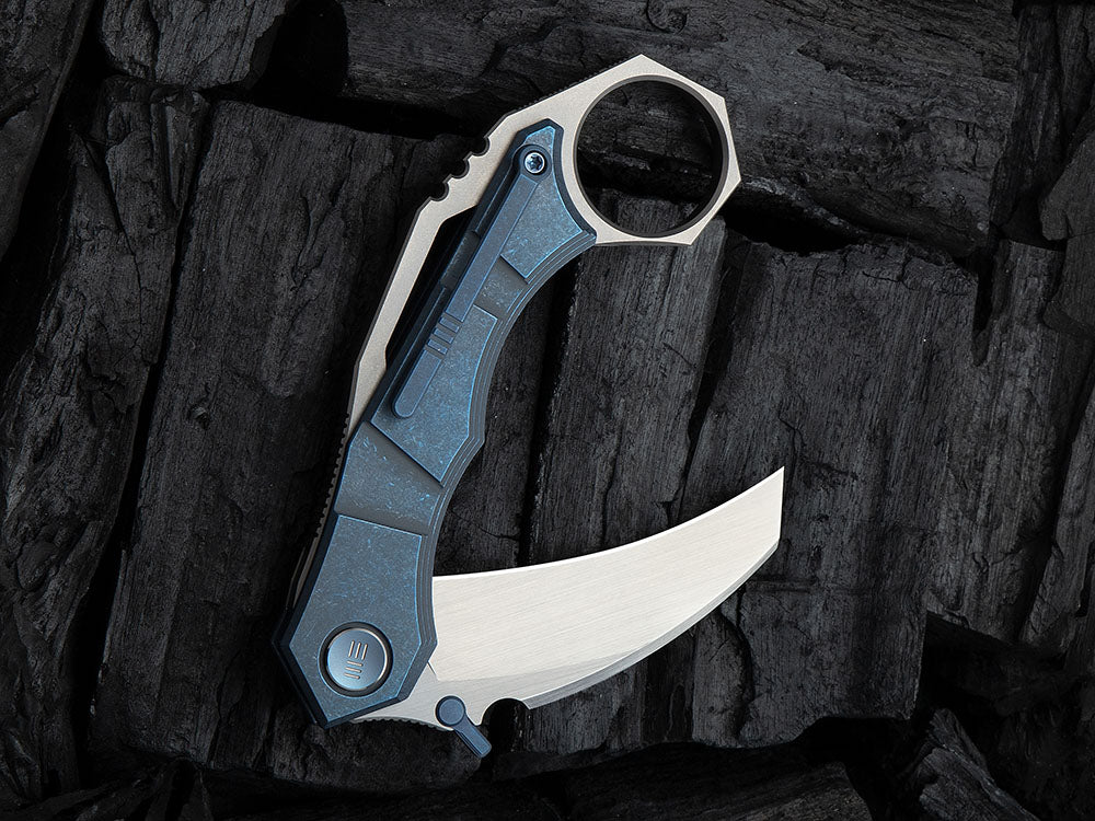 # ** HERE NOW ** - WE Knives - WE2406 TAYRA KARAMBIT -  3.0 INCH M390 Blade