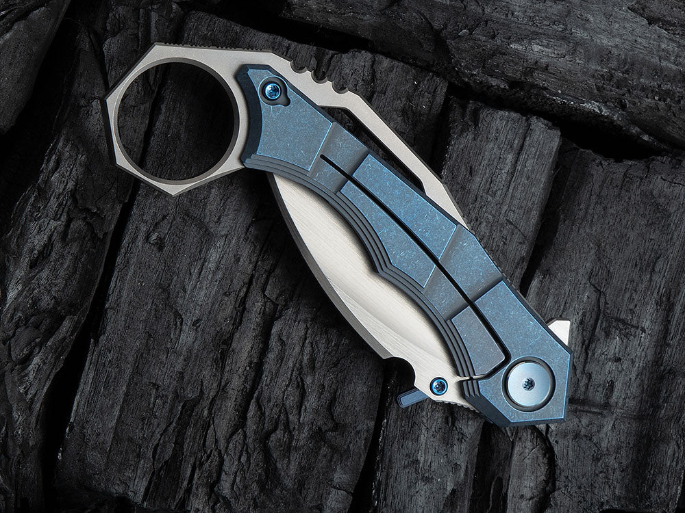 # ** HERE NOW ** - WE Knives - WE2406 TAYRA KARAMBIT -  3.0 INCH M390 Blade