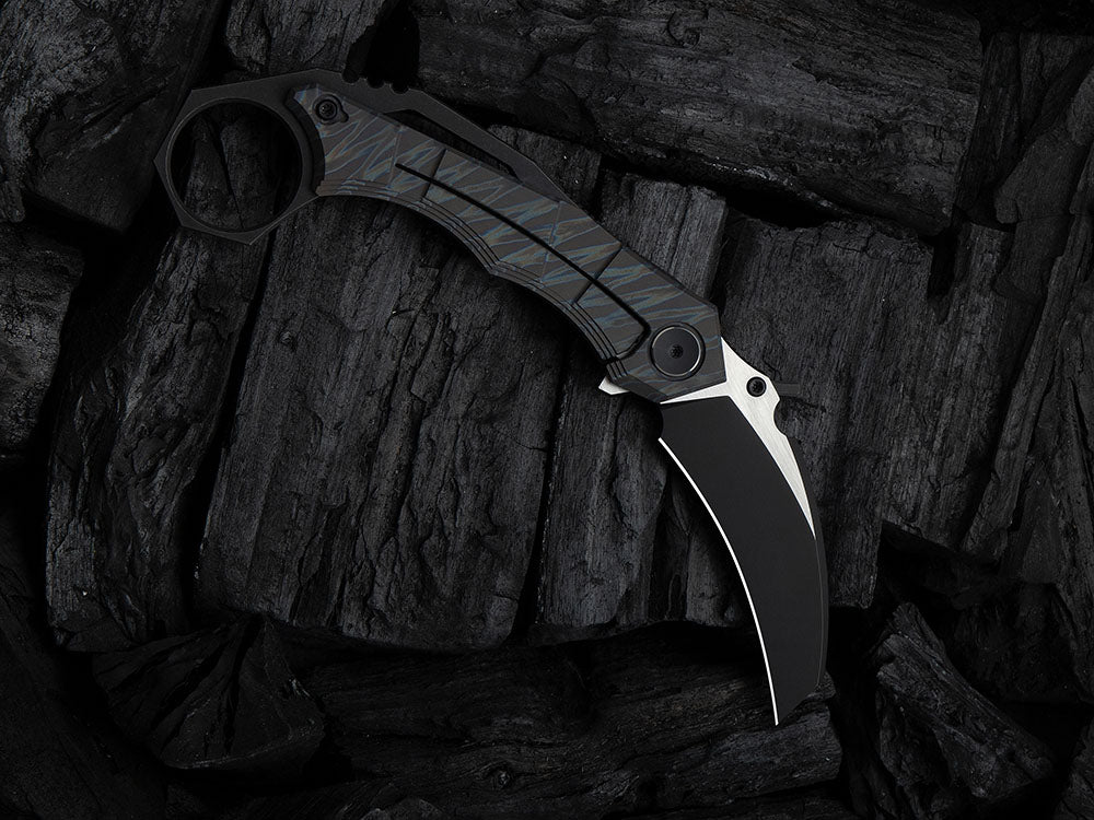 # ** HERE NOW ** - WE Knives - WE2406 TAYRA KARAMBIT -  3.0 INCH M390 Blade