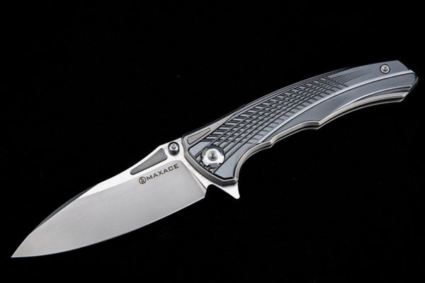 # ** ALMOST GONE ** Maxace Corvus III - M390 Blade - Multi-Row Bearings - ONE ZIRC MODEL AVAILABLE