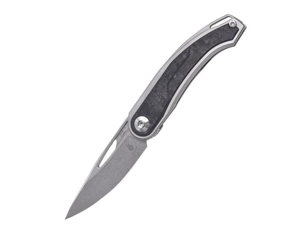 ** HERE NOW ** Kizer Ki3554 - Apus - S35VN Blade - Carbon Fiber or Copper handle - THE BEST FRONT FLIPPER FROM KIZER - True Talon