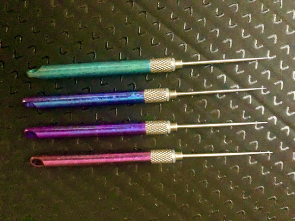 ** NOW HERE ** Colored EDC Titanium Toothpicks - Blue - Green - Purple - Hot Pink - True Talon